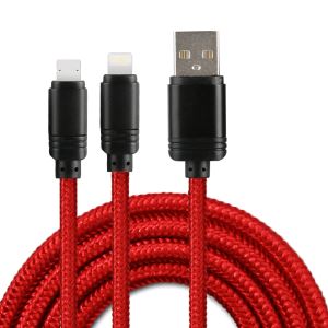 Mikro Çift Taraflı 2'si 1 Arada Senkronizasyon Usb Şarj Kablosu
