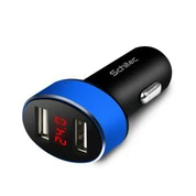 LCD Ekran Göstergeli USB Araç Şarj Cihazı