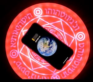 Lightful Magic Circle Fantacy Telefon Kablosuz Şarj Cihazı