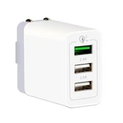 QC3.0 IPhone Samsung Cep Telefonu için USB Şarj Adaptörü