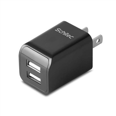 Taşınabilir Çift USB Duvar Şarj Cihazı